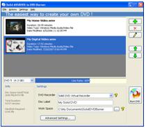 Click to download free trail version of Solid MPEG to DVD Converter and Burner